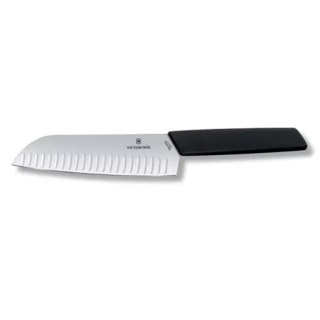 Swiss modern coltello santoku nero - Victorinox