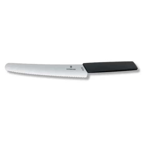 Swiss modern coltello pane 22 cm nero - Victorinox