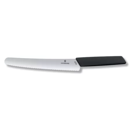 Swiss modern coltello pane 22 cm nero - Victorinox
