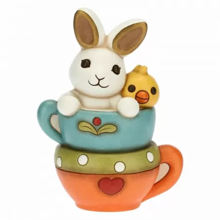 Coniglio e pulcino su tazze - Thun