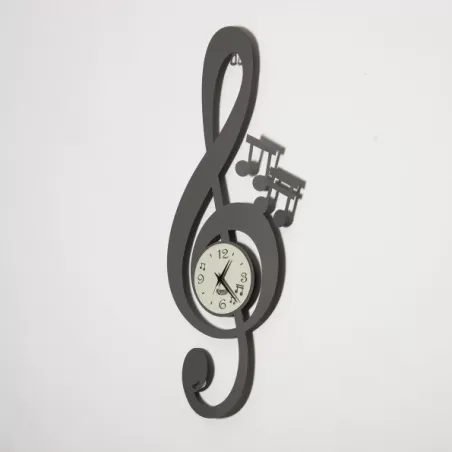 Orologio Chiave Musicale, Ardesia - Arti e Mestieri