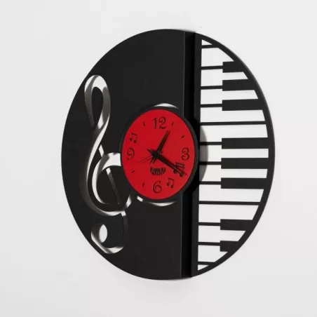 Orologio Disco Ring, Rosso - Arti e Mestieri