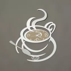 Orologio Al Bar, Bianco - Arti e Mestieri