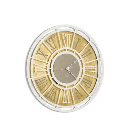 Orologio Classic, Bianco e Oro - Arti e Mestieri