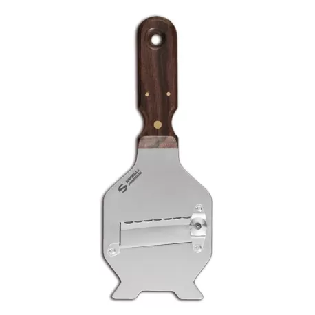 Affettatartufi inox, manico palissandro, lama ondulata - Sanelli Ambrogio