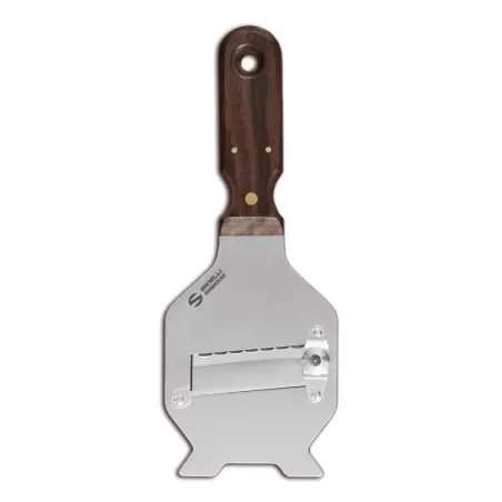 Affettatartufi inox, manico palissandro, lama ondulata - Sanelli Ambrogio