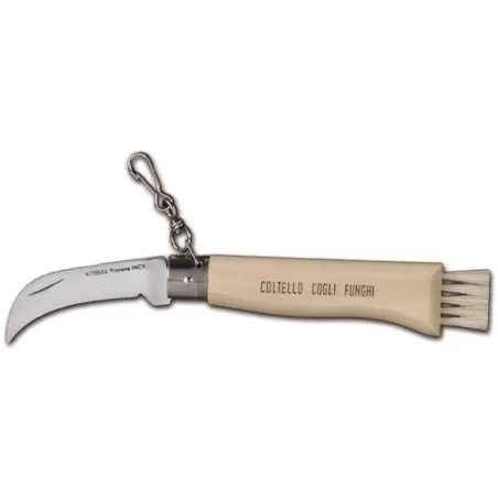 Coltello funghi, legno chiaro - Sanelli Ambrogio