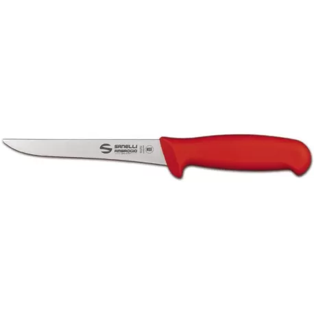 Supra - Coltello disosso stretto Cm. 14 Rosso - Sanelli Ambrogio