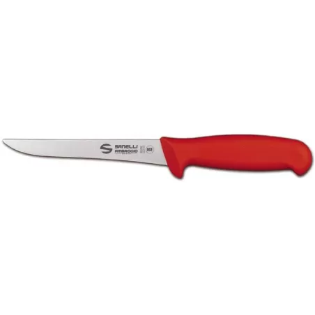 Supra - Coltello disosso stretto Cm. 14 Rosso - Sanelli Ambrogio