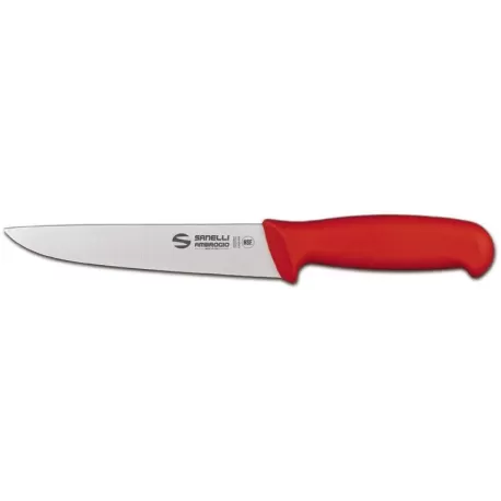 Supra - Coltello disosso retto Cm. 16 Rosso - Sanelli Ambrogio