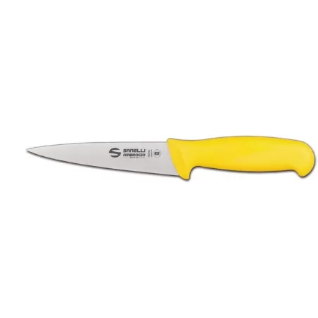 Supra - Coltello scannare Cm. 14 GIALLO - Sanelli Ambrogio