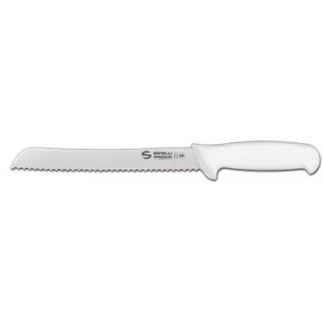 Supra - Coltello pane Cm. 21 Bianco - Sanelli Ambrogio