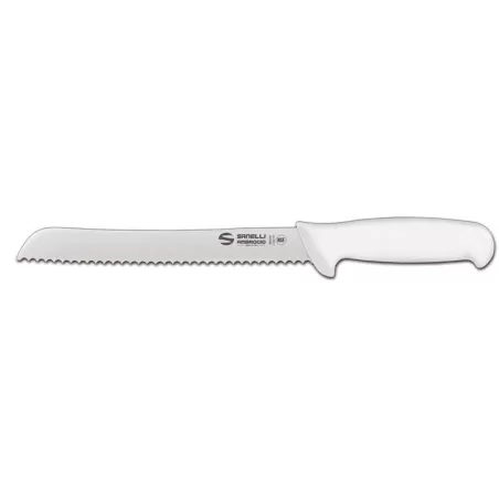 Supra - Coltello pane Cm. 21 Bianco - Sanelli Ambrogio