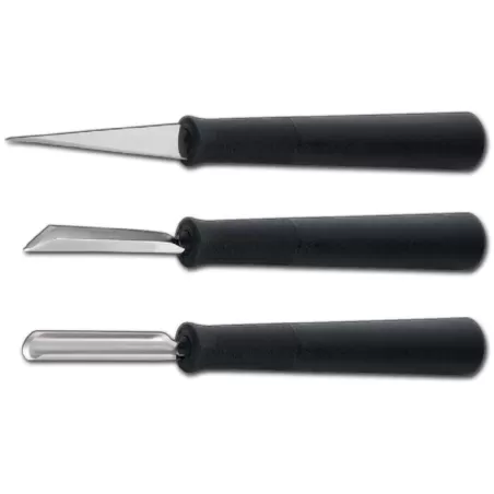 Set 3 coltelli per intaglio e decoro - Basic - Sanelli Ambrogio