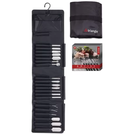 Set 20 coltelli per intaglio e decoro - Sanelli Ambrogio