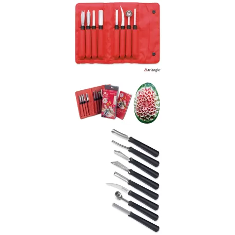 Set 8 coltelli per intaglio e decoro - Sanelli Ambrogio