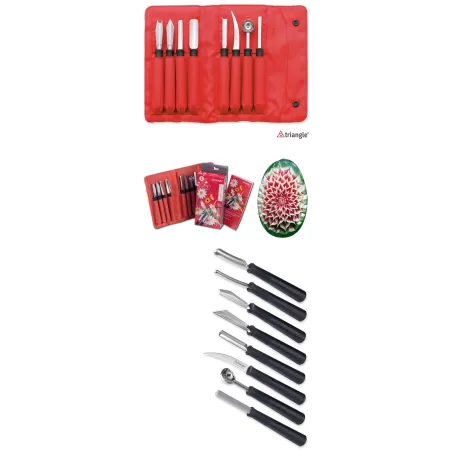 Set 8 coltelli per intaglio e decoro - Sanelli Ambrogio