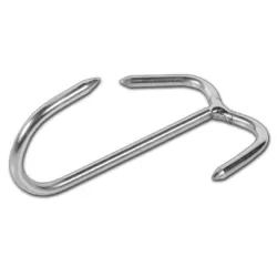 Gancio inox ad ancora Mm. 130x7 - Sanelli Ambrogio