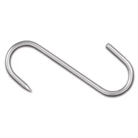 Gancio a "S" inox una punta Mm.  60x3 - Sanelli Ambrogio