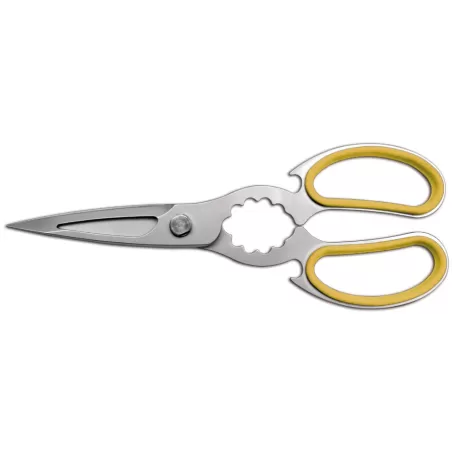Forbice cucina, inox sabbiata Cm. 24 - gialla - Sanelli Ambrogio