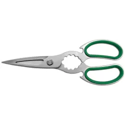 Forbice cucina, inox sabbiata Cm. 24 - verde - Sanelli Ambrogio