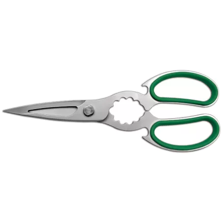 Forbice cucina, inox sabbiata Cm. 24 - verde - Sanelli Ambrogio