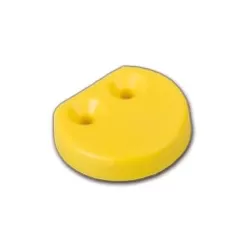 Coppia di fermi gialli tondi per taglieri - Sanelli Ambrogio