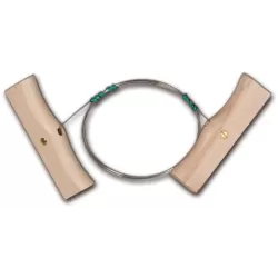 Filo a due mani acciaio inox, manici legno Cm. 130 - Sanelli Ambrogio