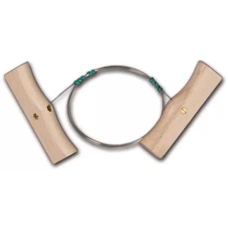 Filo a due mani acciaio inox, manici legno Cm. 130 - Sanelli Ambrogio