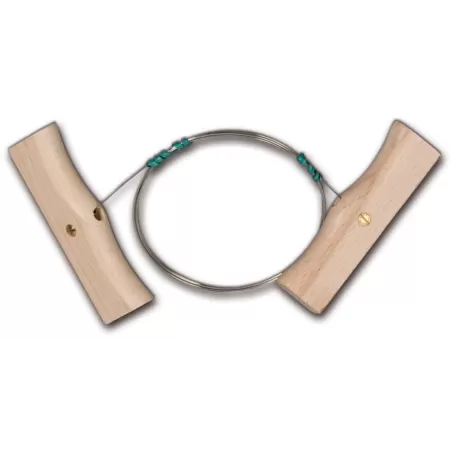 Filo a due mani acciaio inox, manici legno Cm. 130 - Sanelli Ambrogio