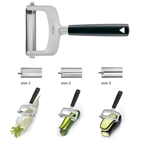 Affettaverdure largo con 3 lame intercambiabili - Sanelli Ambrogio