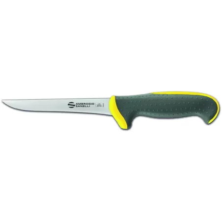 Tecna - Coltello disosso stretto Cm. 14 Giallo - Sanelli Ambrogio