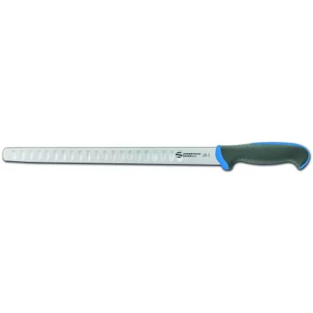 Tecna - Coltello salmone, lama alveolata Cm. 32 Blu - Sanelli Ambrogio