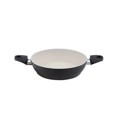 Tegame due maniglie Ø 24 Salento Keravis Whitestone