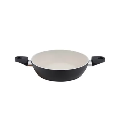 Tegame due maniglie Ø 24 Salento Keravis Whitestone