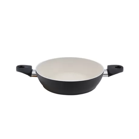 Tegame due maniglie Ø 28 Salento Keravis Whitestone