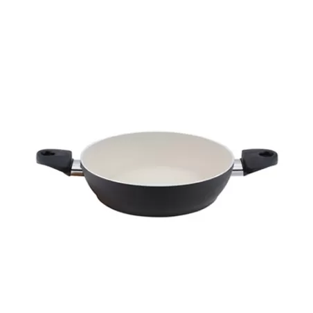 Tegame due maniglie Ø 32 Salento Keravis Whitestone