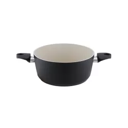 Casseruola due maniglie Ø 20 Salento Keravis Whitestone