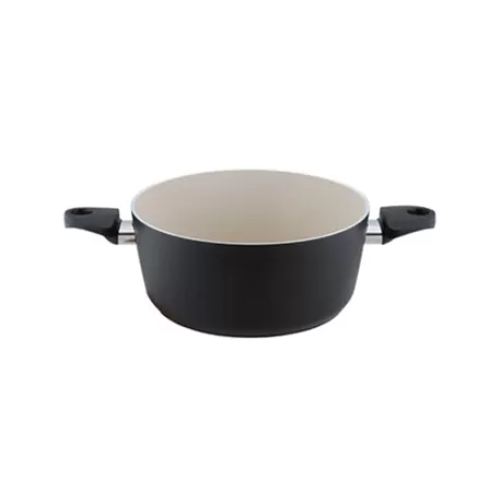Casseruola due maniglie Ø 20 Salento Keravis Whitestone