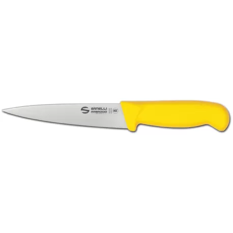 Supra - Coltello scannare Cm. 16 Giallo - Sanelli Ambrogio