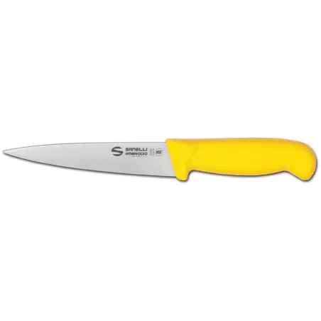 Supra - Coltello scannare Cm. 16 Giallo - Sanelli Ambrogio