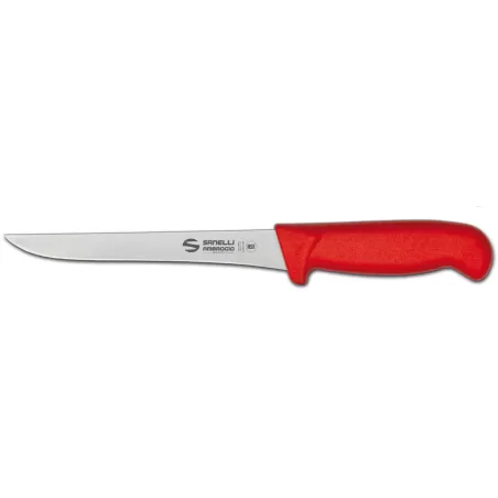 Supra - Coltello disosso stretto Cm. 18 Rosso - Sanelli Ambrogio