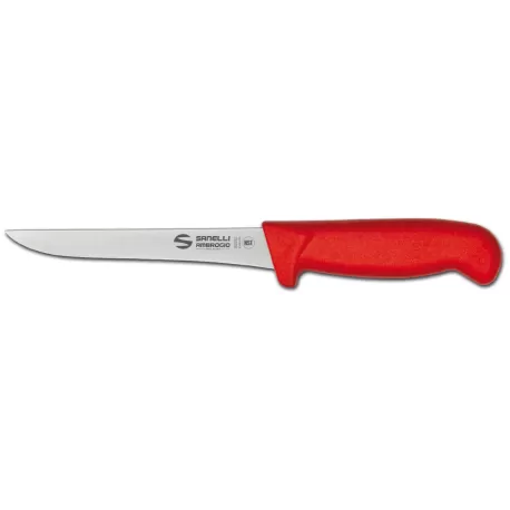 Supra - Coltello disosso stretto Cm. 16 Rosso - Sanelli Ambrogio