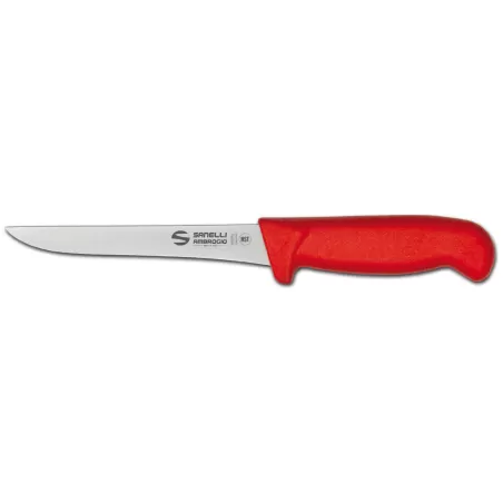 Supra - Coltello disosso stretto Cm. 16 Rosso - Sanelli Ambrogio