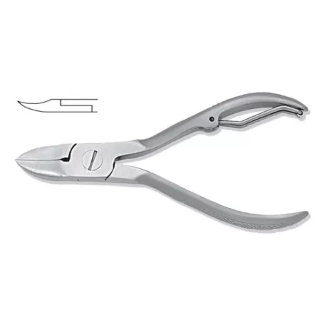 Tronchesino Unghie inox sabbiato Cm. 10 - Montana