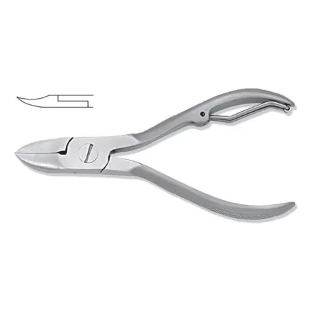 Tronchesino Unghie inox sabbiato Cm. 10 - Montana