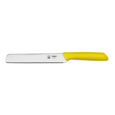 Mini Chef - Coltello pane giallo lama Cm. 15 - Montana