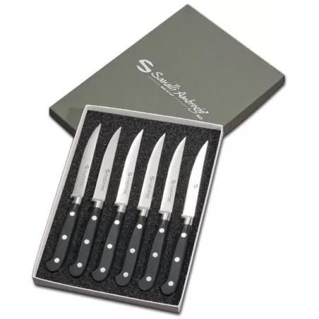 Chef - Scatola regalo, 6 coltelli costata dentati 3385.011 - Sanelli Ambrogio
