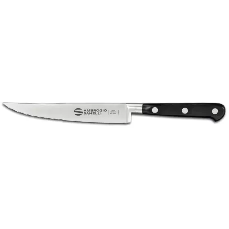 Chef - Coltello Steakhouse, lama mezza dentata Cm. 13 - Sanelli Ambrogio