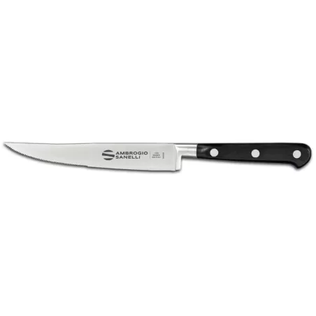 Chef - Coltello Steakhouse, lama mezza dentata Cm. 13 - Sanelli Ambrogio